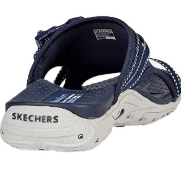 Skechers Women's Reggae Perfect Planning Sandal Navy Size 9 - Picture 3 of 4